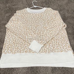 Time and Tru cheetah sweater